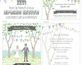 Customized Spring Wedding Invitation Set