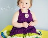 Crochet Pattern Girl Criss Cross Tunic Instant Download