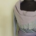 RESERVED for centregirl08 / Custom Boyfriend Tunic / Upcycled Clothing / Cowl Neck Tunic with Neckties Belt / Refashioned Mens Shirt