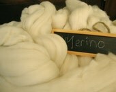 Merino roving, by the ounce, undyed