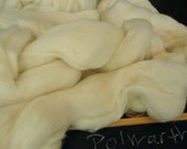 Polwarth, by the ounce, roving, undyed