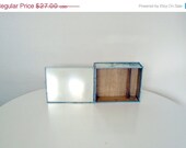 Sale... vintage 1960s 1970s mirrored box // shadow box // jewelry box