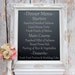 DECORATIVE FRAMED CHALKBOARD Wedding Decor Signs Magnetic Furniture -AnY CoLoR- French Provincial Country 31"x 27" Kitchen Memo Menu Board
