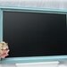 SHABBY CHIC WEDDING Chalkboard X Large 44"x32" Distressed White Framed Cottage Home Framed Chalk board Shabby Chic Nursery Kitchen Decor