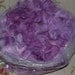 Pure Hand Raised Angora Rabbit Fiber - Shades of Purple