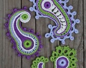 Paisley loop- crochet pattern