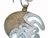 Alluvial Moon - Medallion on a Collar