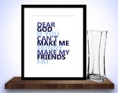 Lose weight, Dear God, 8x10 Print, Unframed, Wall art, Humor, Funny, Prayer, Diet, Skinny, Thin, Make me laugh, Custom Colors