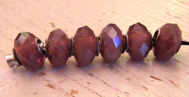 Faceted glass beads Troll European Style