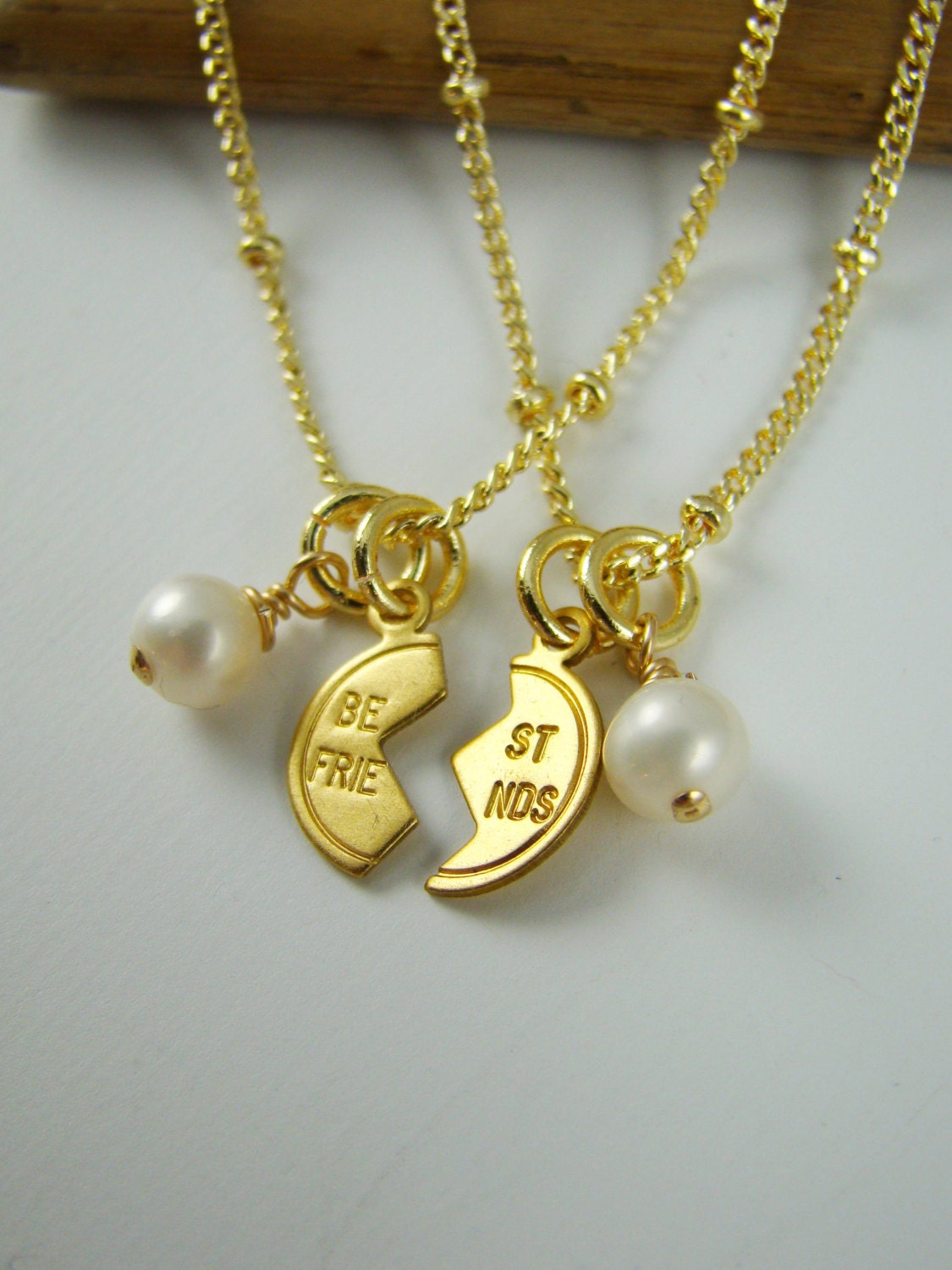 BFF Necklaces, Best Friend Necklace, Friendship Necklaces Gold, bff Jewelry, Best Friends