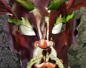 Chinese Dragon Leather Mask