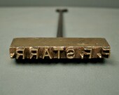 Vintage Brass Branding Tool / Iron