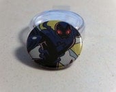 Comic Book 1.5" Button// Blue Beetle (Jaime Reyes)