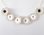 ETSY Crochet Garland Banner Handmade Decoration