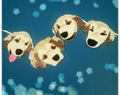 Custom Pet Portrait Glitter Garland