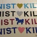 Custom Colour "Feminist Killjoy" Glitter Banner, New Colours Available