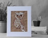 owl / original artwork