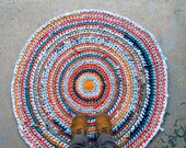 Carrot Juice Recycled Rag Rug