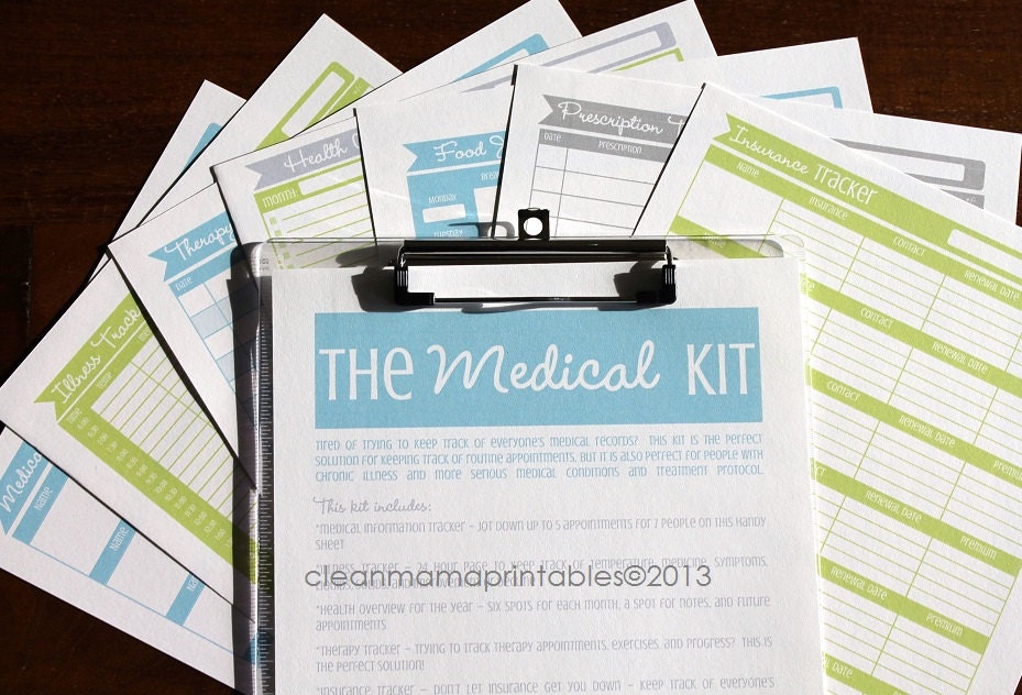The MEDICAL Kit - 7 documents - INSTANT DOWNLOAD