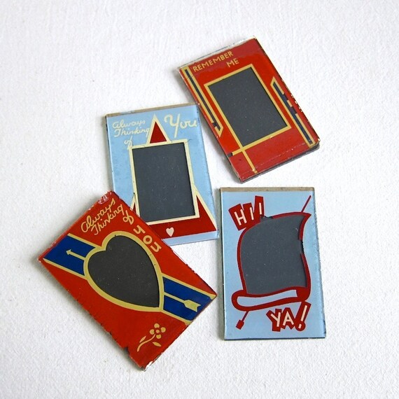 Sweetheart Pocket Mirror Frame - World War II Pin Up Photo Booth Glass Frame