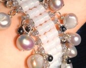 Freshwater Pearl and Hematite Beaded Bracelet