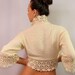 Life is Beautiful / Crochet Shrug Knit Bolero Ivory Wedding Bridal Shrug Cape Wrap 3/4 Sleeve Cardigan Sweater  By Lilithist