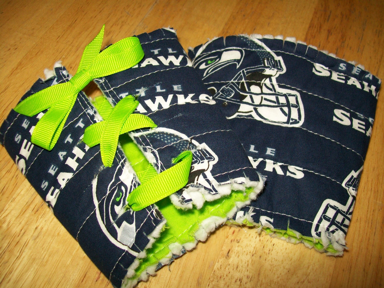 Seattle Seahawks & Lime Eco Friendly Reusable Hot/Cold Java Cafe Cozy