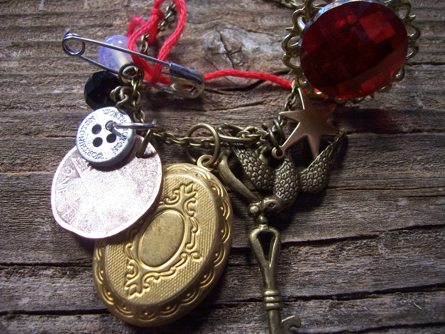 Beautiful creatures Lena inspired charm necklace book inspired charms