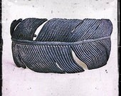 Carpe Diem Feather Bracelet Bangle Jewelry Jewellery CDB-100