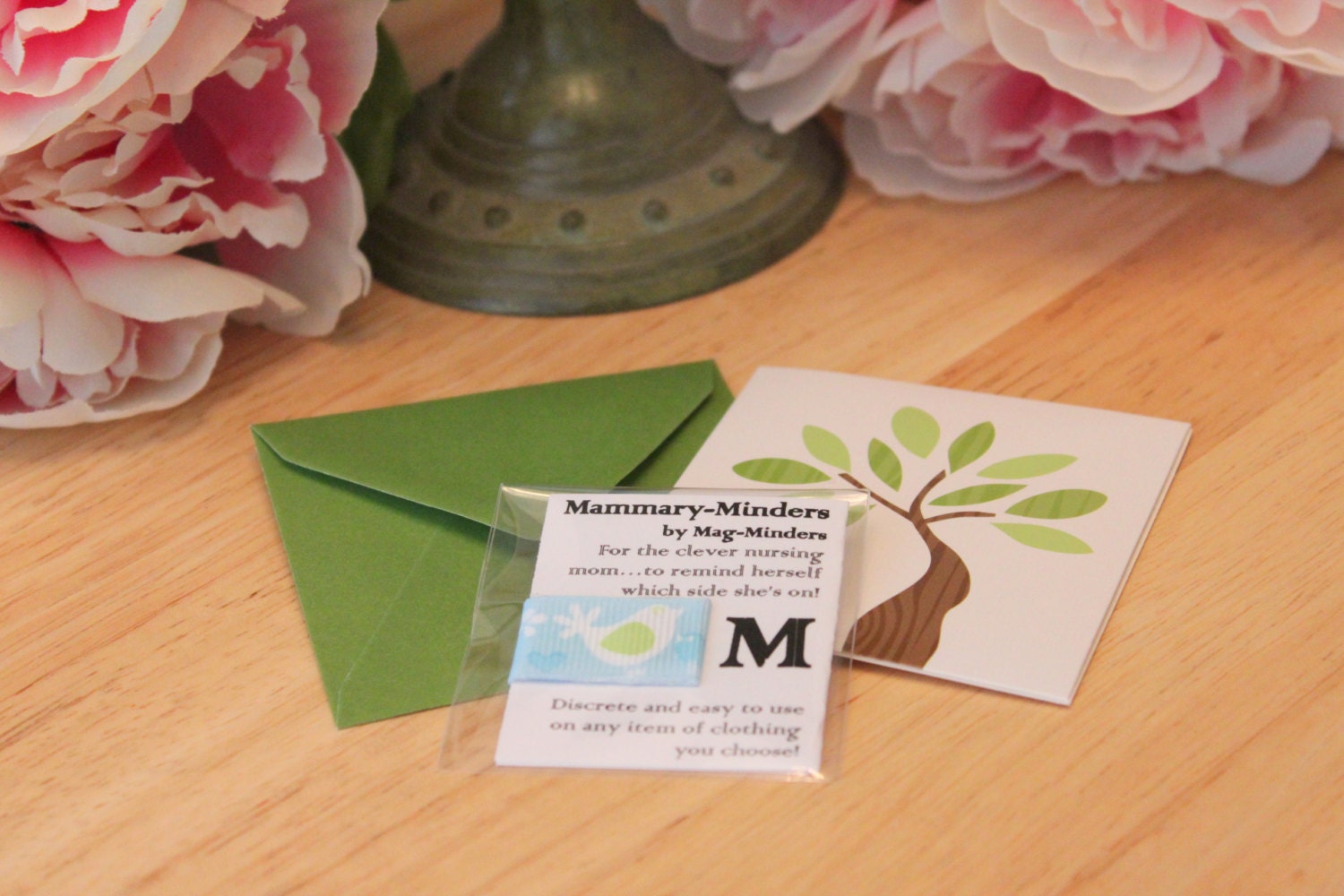 Mammary-Minders Nursing Reminder with Card...Perfect for Gift Giving