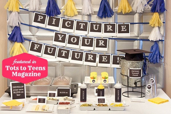 PICTURE Your FUTURE Collection - Printable Graduation Party Décor Il_570xn