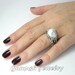 Pearl Engagement Ring, White Pearl Ring, Gumush STALAGMITE Ring, 925 Sterling Silver Ring, Pearl Rings, Size 10 Custom