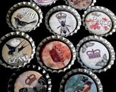 Birds & Crowns Magnet Set