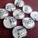 Vintage Sheet Music Magnet Set