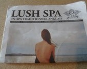 Lush Spa FRANCE Summer 2012 make-up bag
