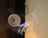 Plastic 1980's Quartz Unicorn Clock