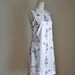 vintage 70s/80s vested gentress dress - SAILOR flag alphabet RARE novelty print dress / S