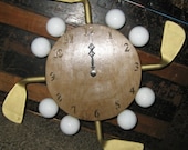 Golf Clock  Battery Sports