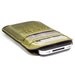RETROMODERN aged leather iPhone 4 pocket - - OLIVE