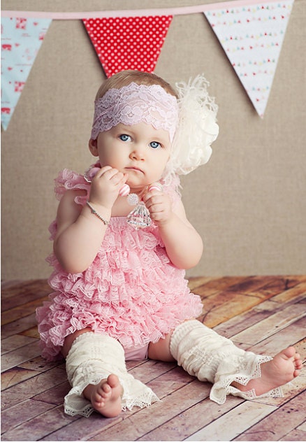 Two Piece Light Pink Petti Bubble Sun Suit for Spring or Summer - Light pink Petti Romper Bloomers