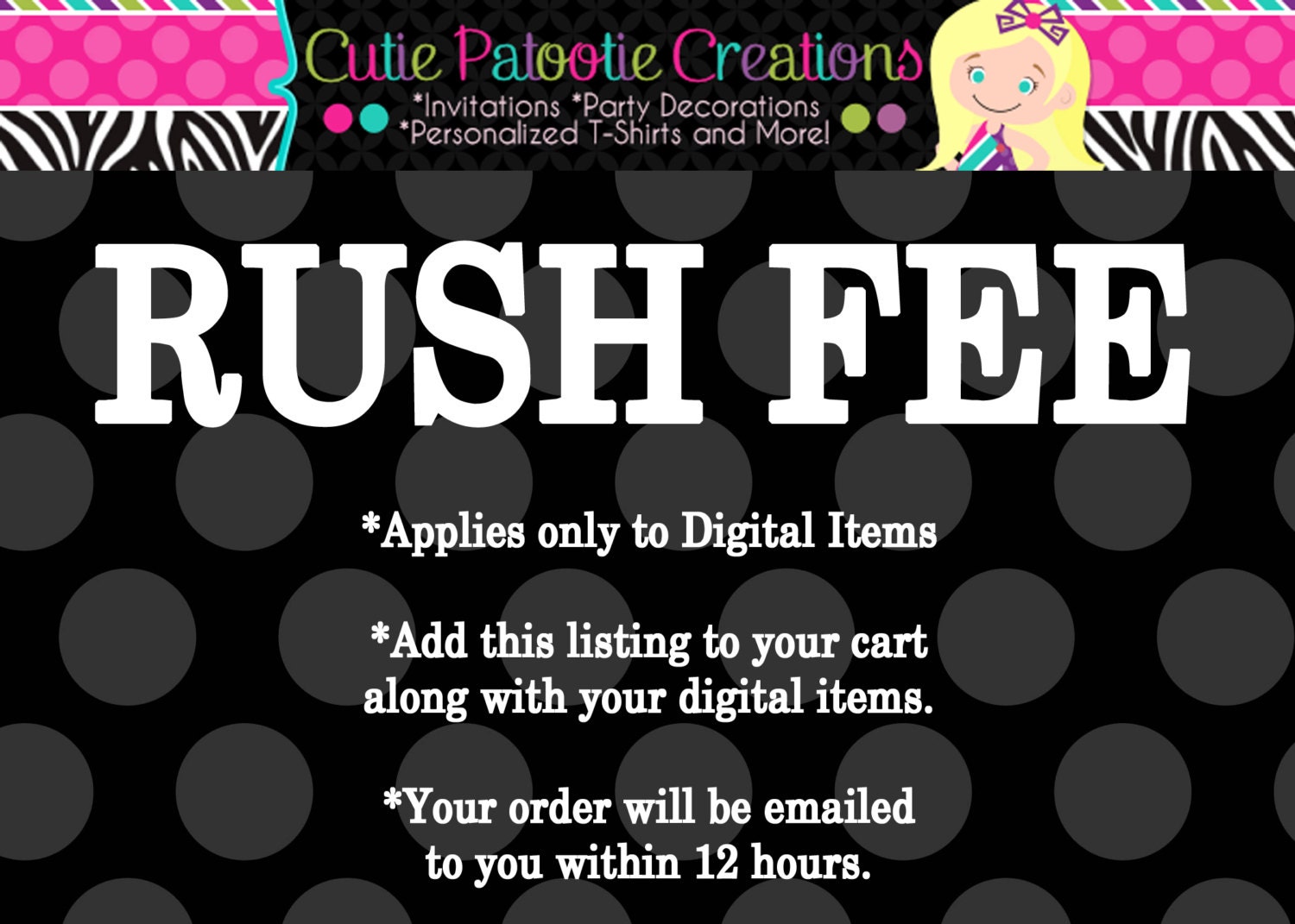 RUSH MY ORDER - Receive your digital items within 12 hours Il_170x135