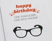 Thick Birthday Glasses