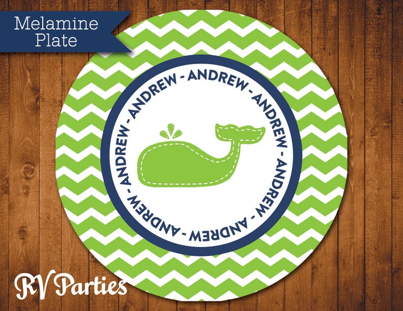 Custom Whale Plate (Melamine) Il_170x135