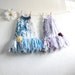 Toddler's Fairy Dress Shabby Chic Flower Girl Birthday Party Dress Children's Clothing Tattered Skirt Baby Sundress Floral Print  1T - 6T