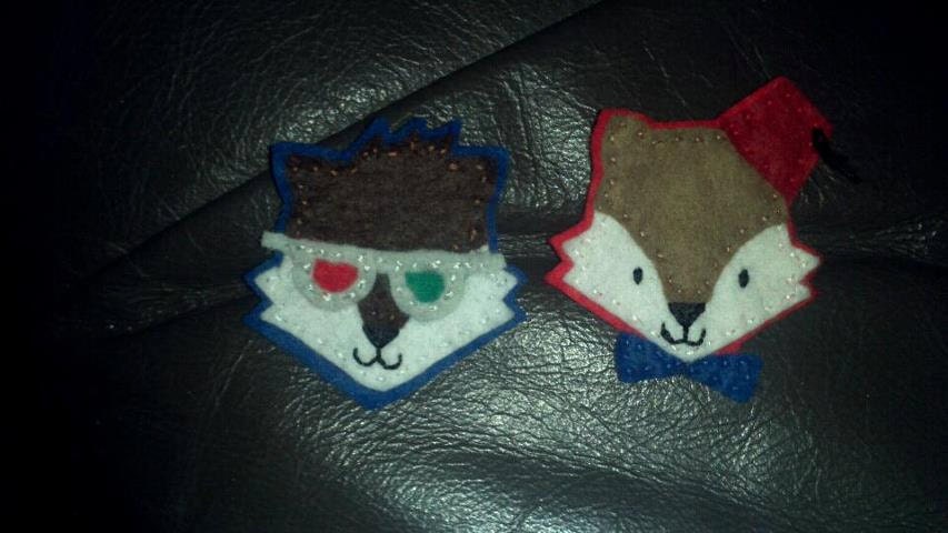 Tenth Doctor David Tennant Fox Brooch