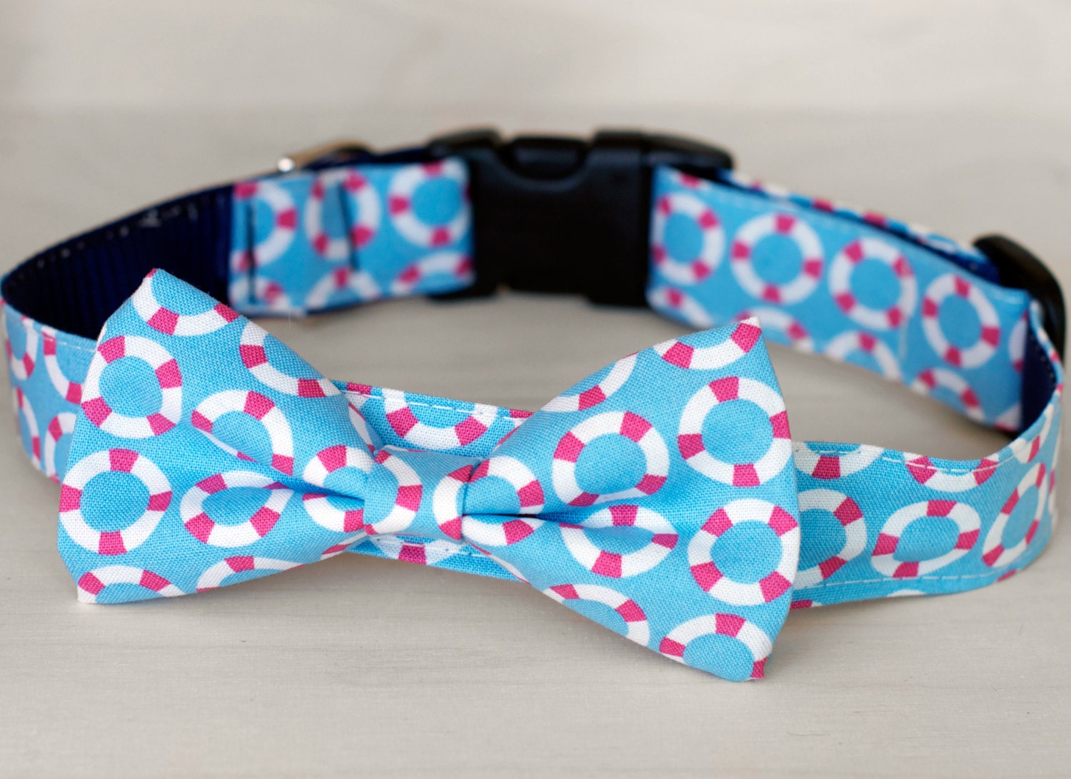 Lifesaver Dog Bow Tie Collar