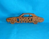 Vintage Camaro Car Handmade Scroll Saw Wooden Puzzle