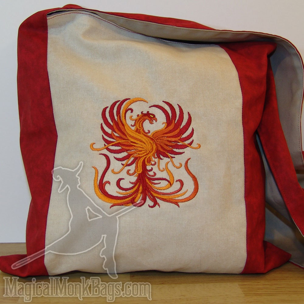 Fiery Phoenix  Magical Monk Bag