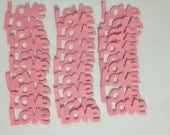 Wool Felt 'LOVE' 30 - 1 1/2 inch in Pink  1775
