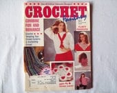 Crochet Fantasy Magazine, April 1993, issue 82 Thread crochet patterns Valentines edition. heart patterns
